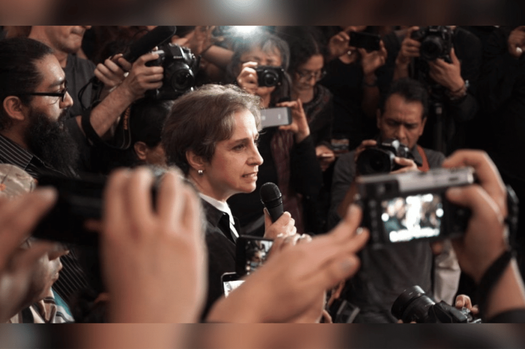 Foto: Twitter@silencio_radio | Este documental habla sobre la batalla de Carmen Aristegui en contra de la censura en México