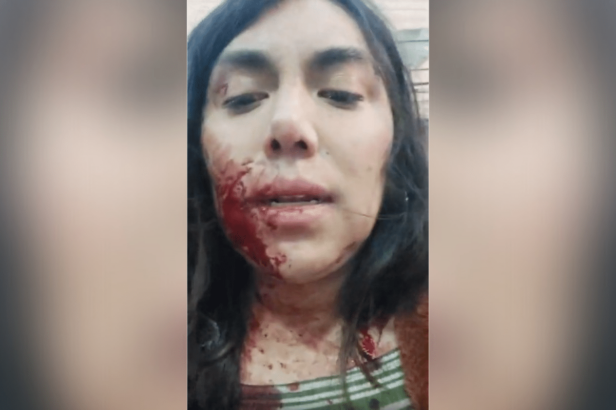 Foto: Captura de video | Natalia Lane solicitó el apoyo de la Fiscalía de Delitos de Feminicidio tras ser agredida esta madrugada
