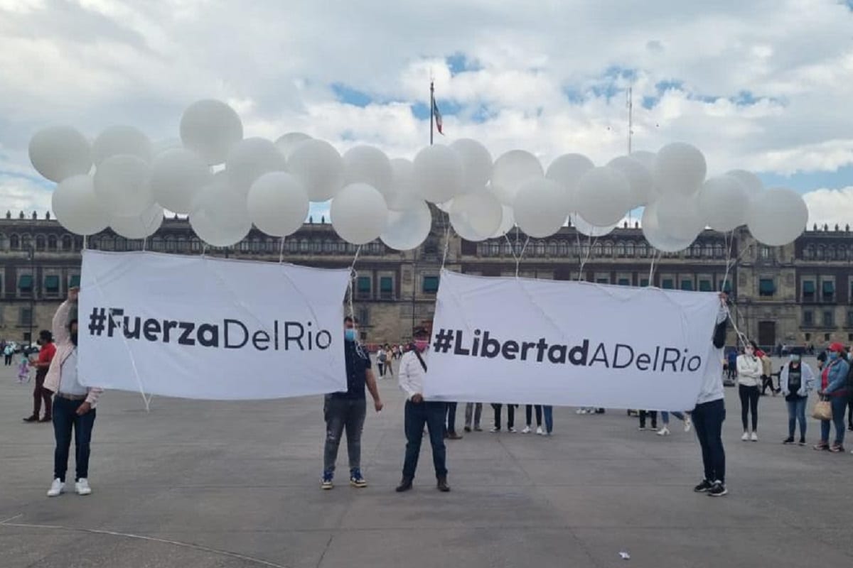 Exigen libertad para Del Río Virgen a un mes de su detención. Noticias en tiempo real