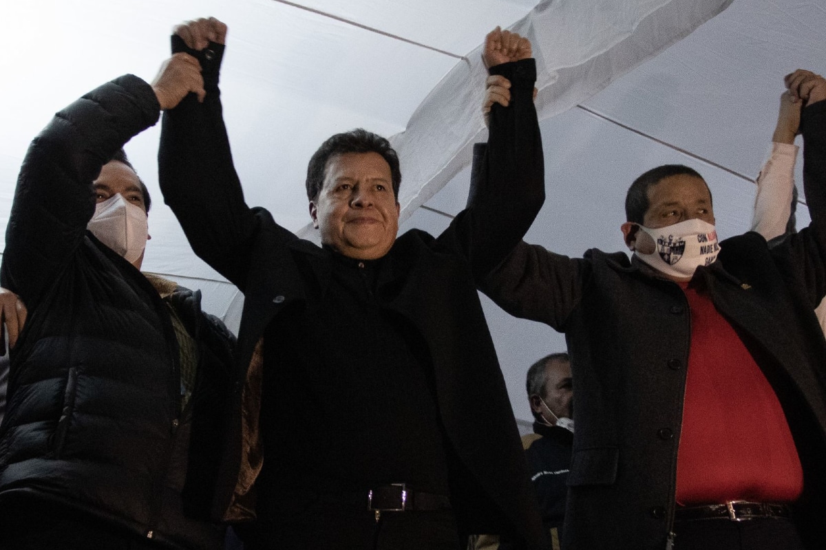 Foto: Cuartoscuro. El Presidente señaló que no tiene vínculo alguno con el virtual dirigente del sindicato de Pemex, Ricardo Aldana.