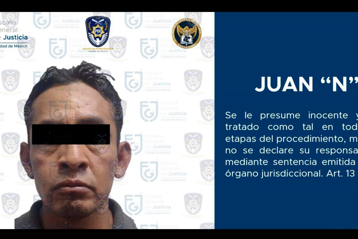 Detienen en Cuajimalpa a presunto feminicida buscado en Guanajuato