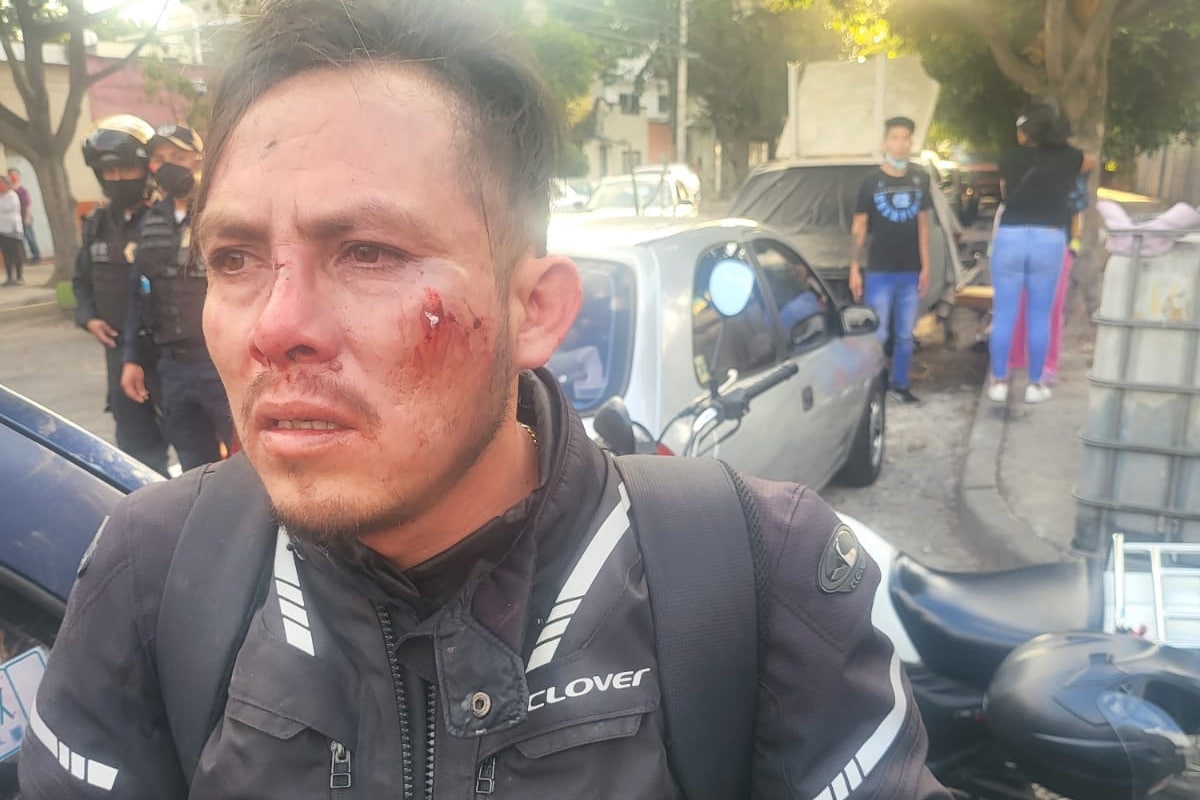 FOTOS. Periodistas son agredidos durante balacera en Azcapotzalco 