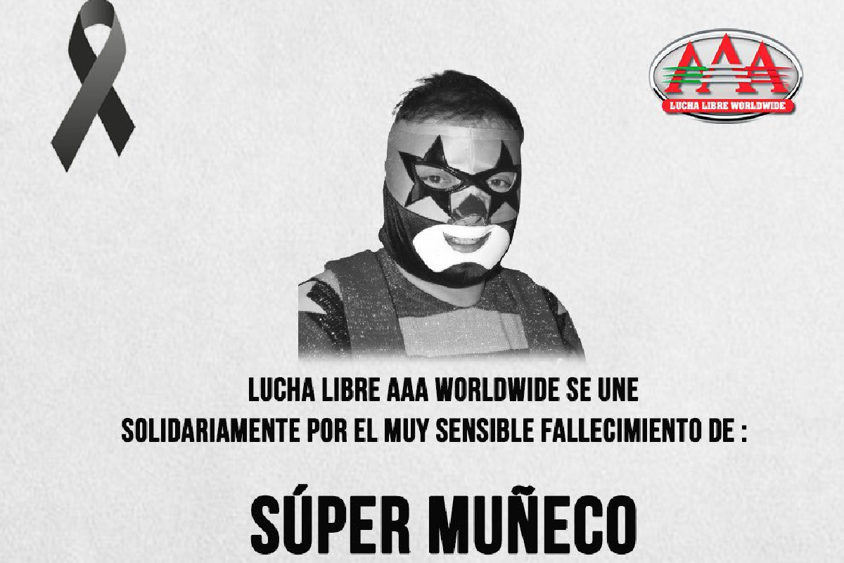 Súper Muñeco se encontraba hospitalizado en la Ciudad de México.