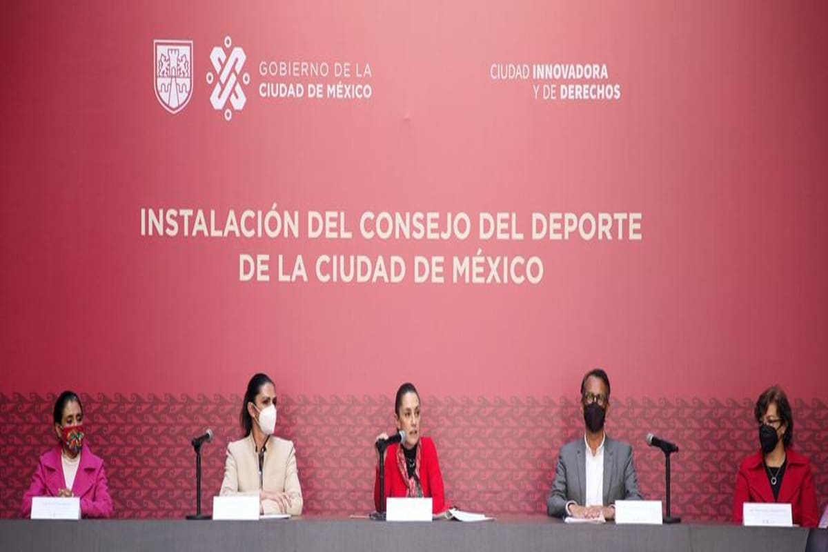 La jefa de Gobierno capitalino, Claudia Sheinbaum, encabezó la conformación del Concejo del Deporte de la Ciudad d México.