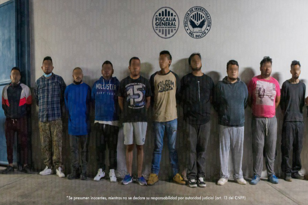 Primeros 10 detenidos por agresiones en La Corregidora.