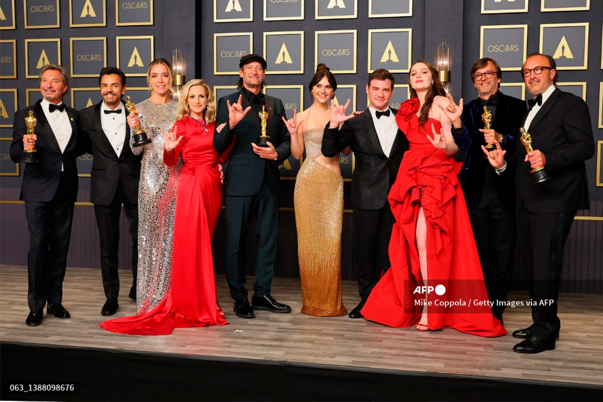 CODA, donde actúa Eugenio Derbez, gana el Óscar a mejor película
