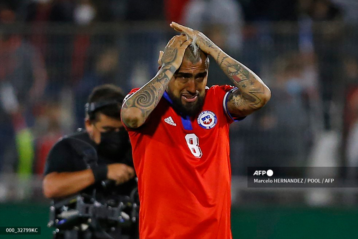 Chile fuera de Qatar-2022, pierde 2-0 con Uruguay