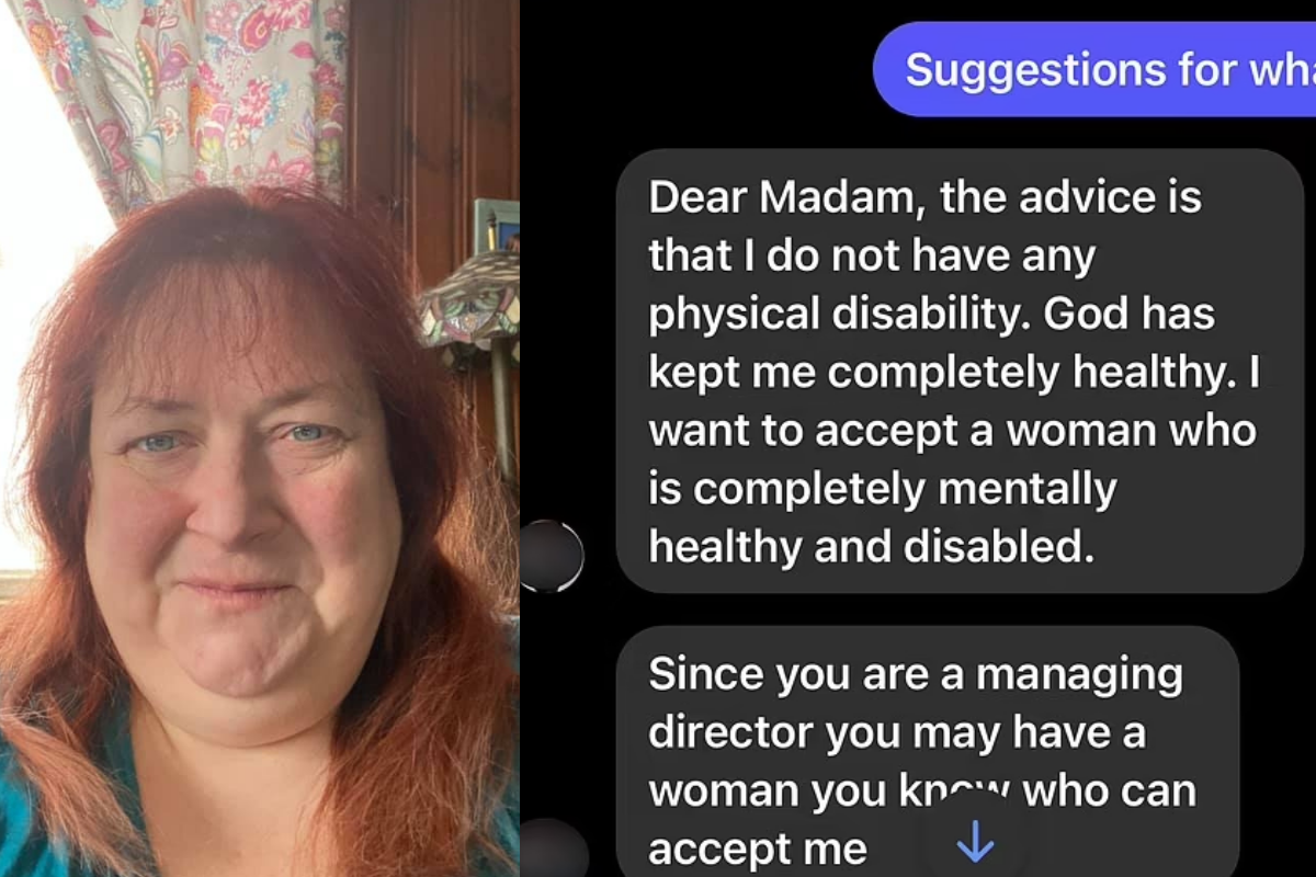 Foto: Facebook / Monica Albert | Mujer con discapacidad denuncia a acosador interesado en encontrar a mujeres “discapacitas e indefensas”