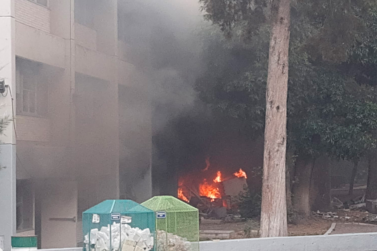 Tres lesionados deja incendio en laboratorio de la FES Zaragoza 