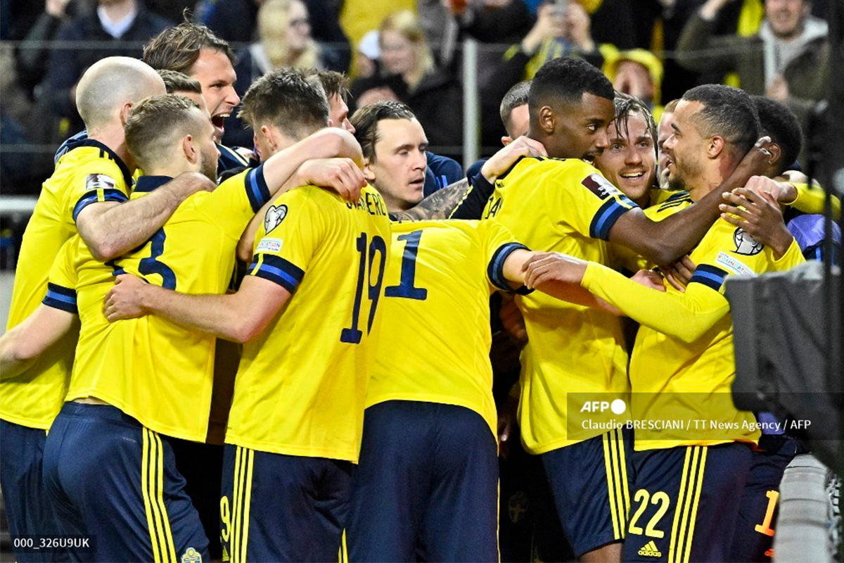 Suecia vence a República Checa 1-0; se enfrentará a Polonia por un billete a Qatar