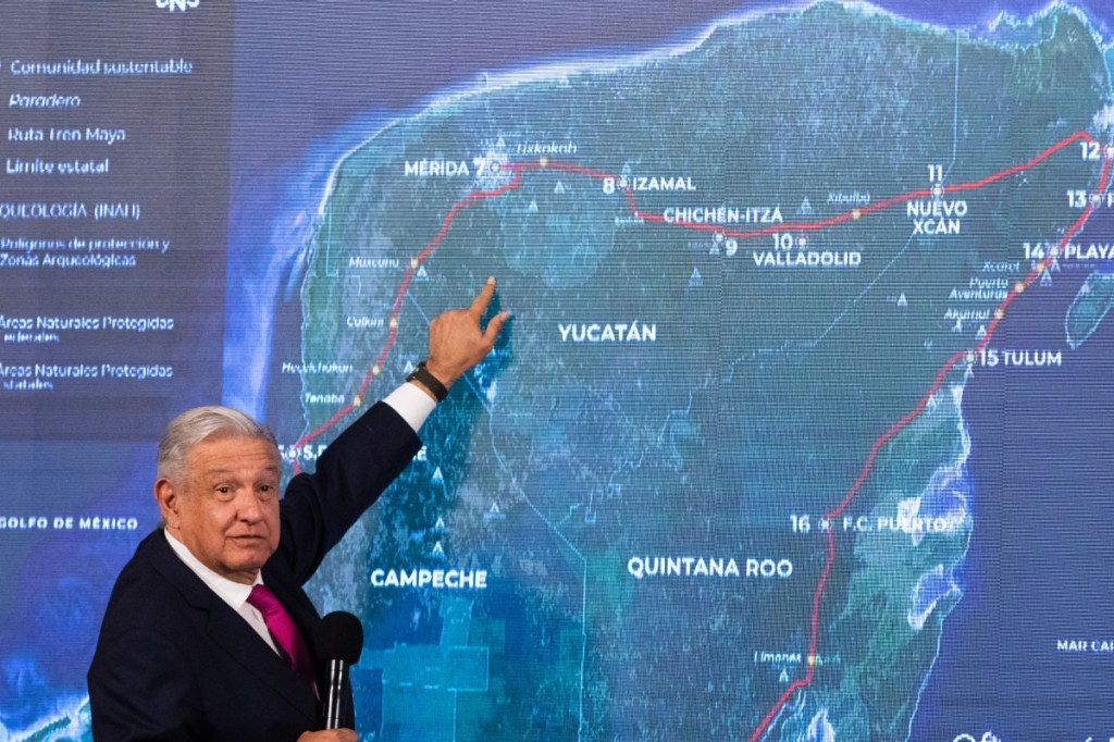 El Tren Maya contará con seis hoteles en sus mil 554 kilómetros de vías que pasarán por varios estados