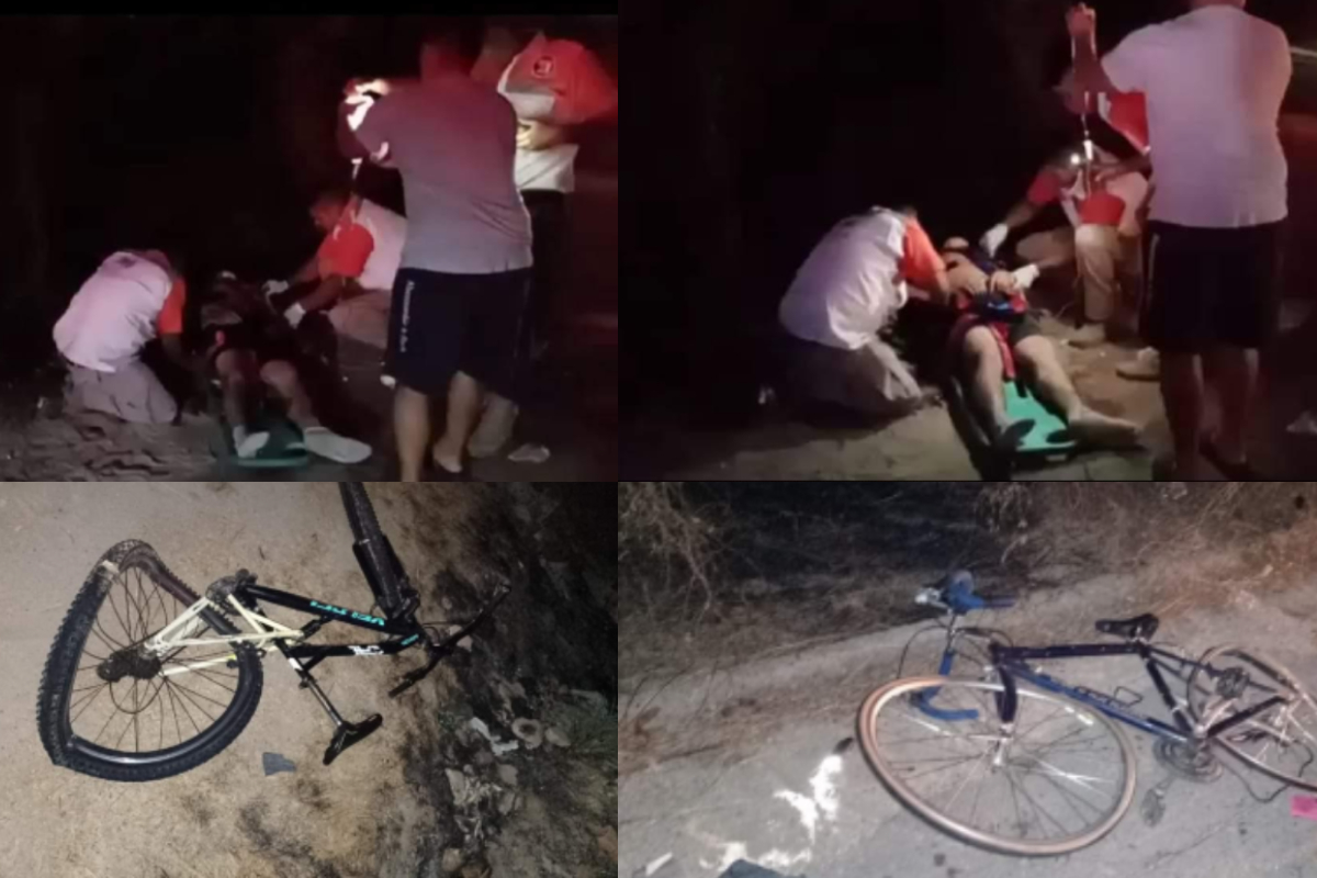 El conductor que atropelló a los ciclistas en la carretera Acapulco-Zihuatanejo se dio a la fuga.
