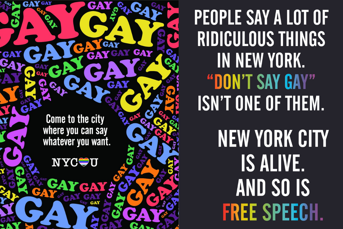 Foto: Twitter/ @nycgov | “Nueva York te ama”, la nueva campaña contra de la ley  “No digas gay” en Florida