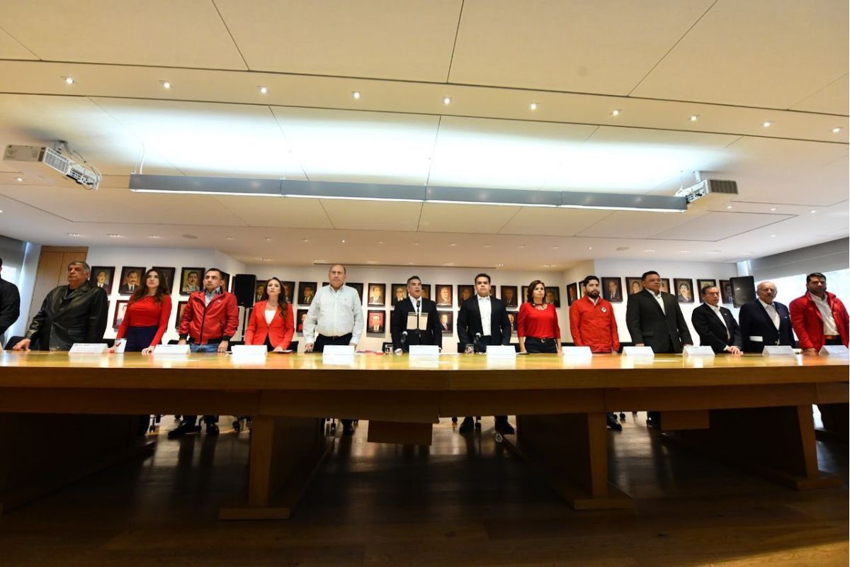 Foto: Twitter/ @PRI_Nacional | Senadores del PRI anuncian rechazo a posible Reforma Electoral
