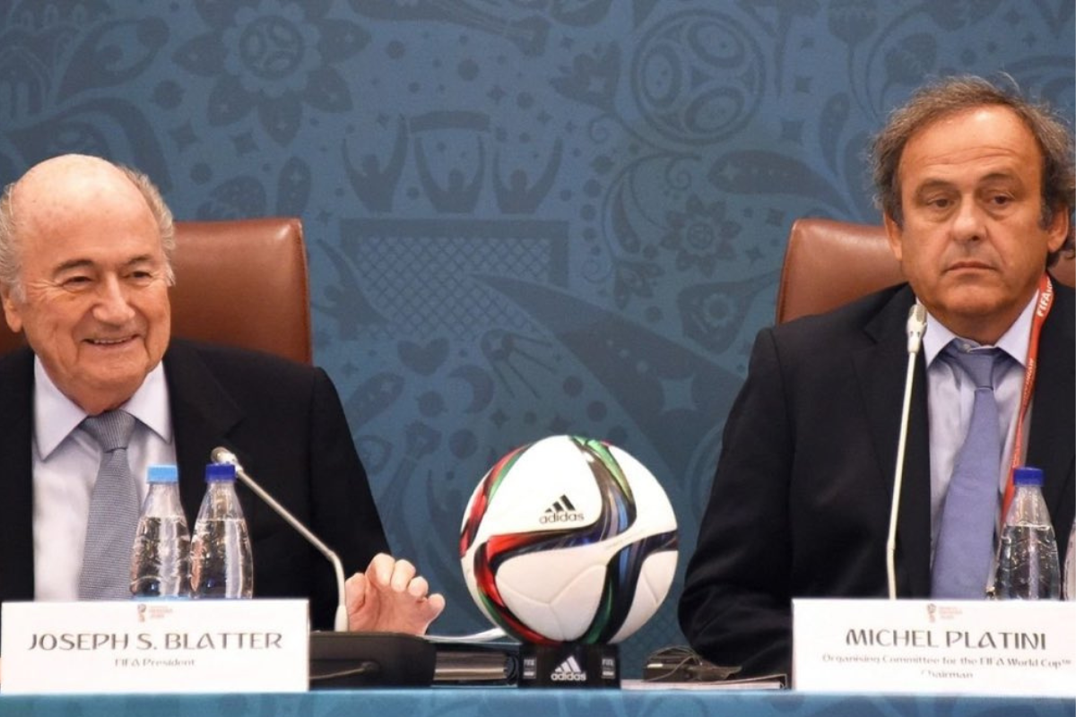 Foto: Twitter/ @JorgeRamosFUT | Platini y Blatter serán juzgados en junio en Suiza por fraude