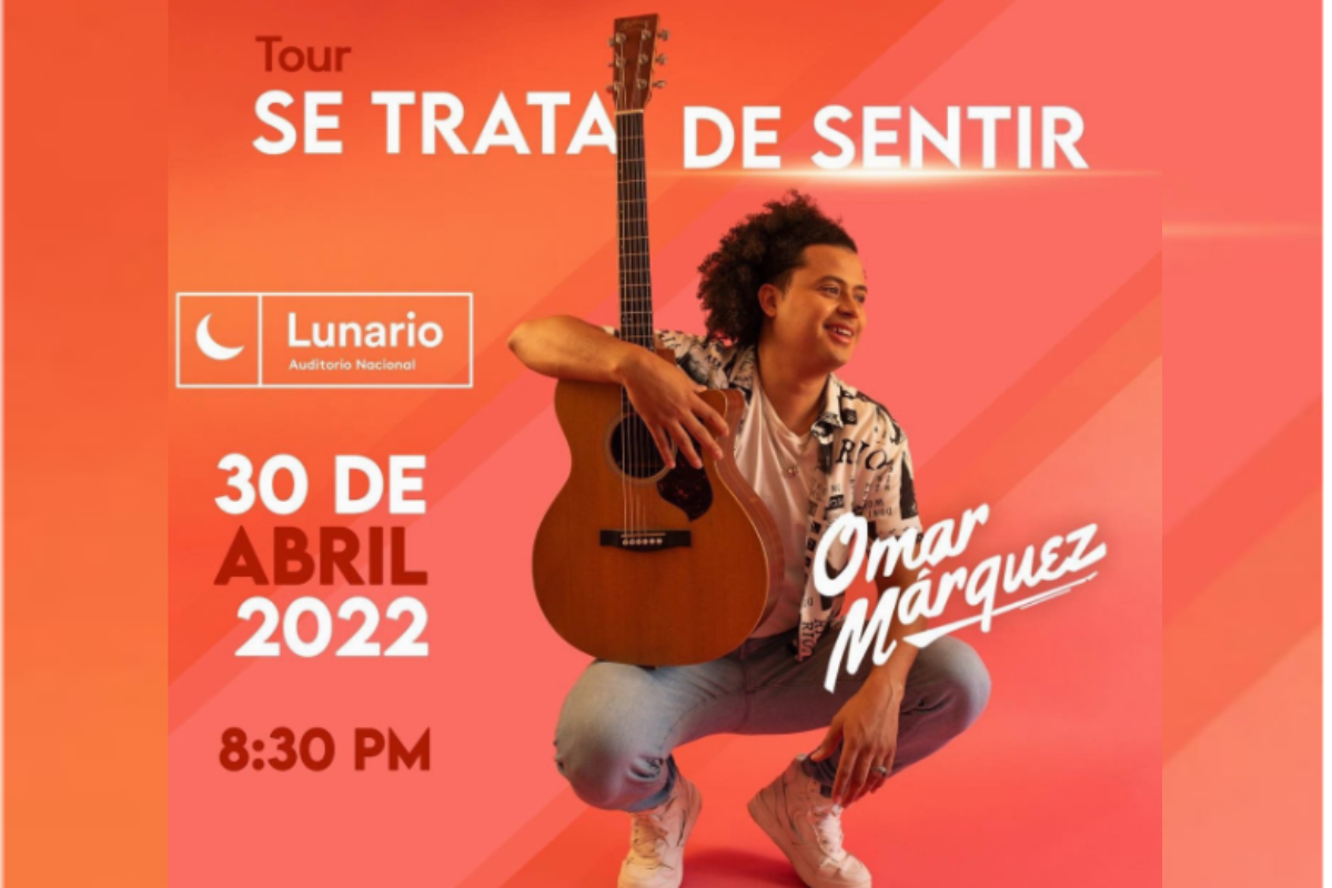 Foto: Especial | El Lunario del Auditorio Nacional vibrará de emociones con “Se Trata de Sentir”, concierto de Omar Márquez