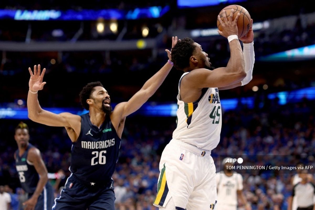 Foto:AFP|Los Jazz vencen a unos Mavericks sin Doncic en arranque de playoffs de NBA