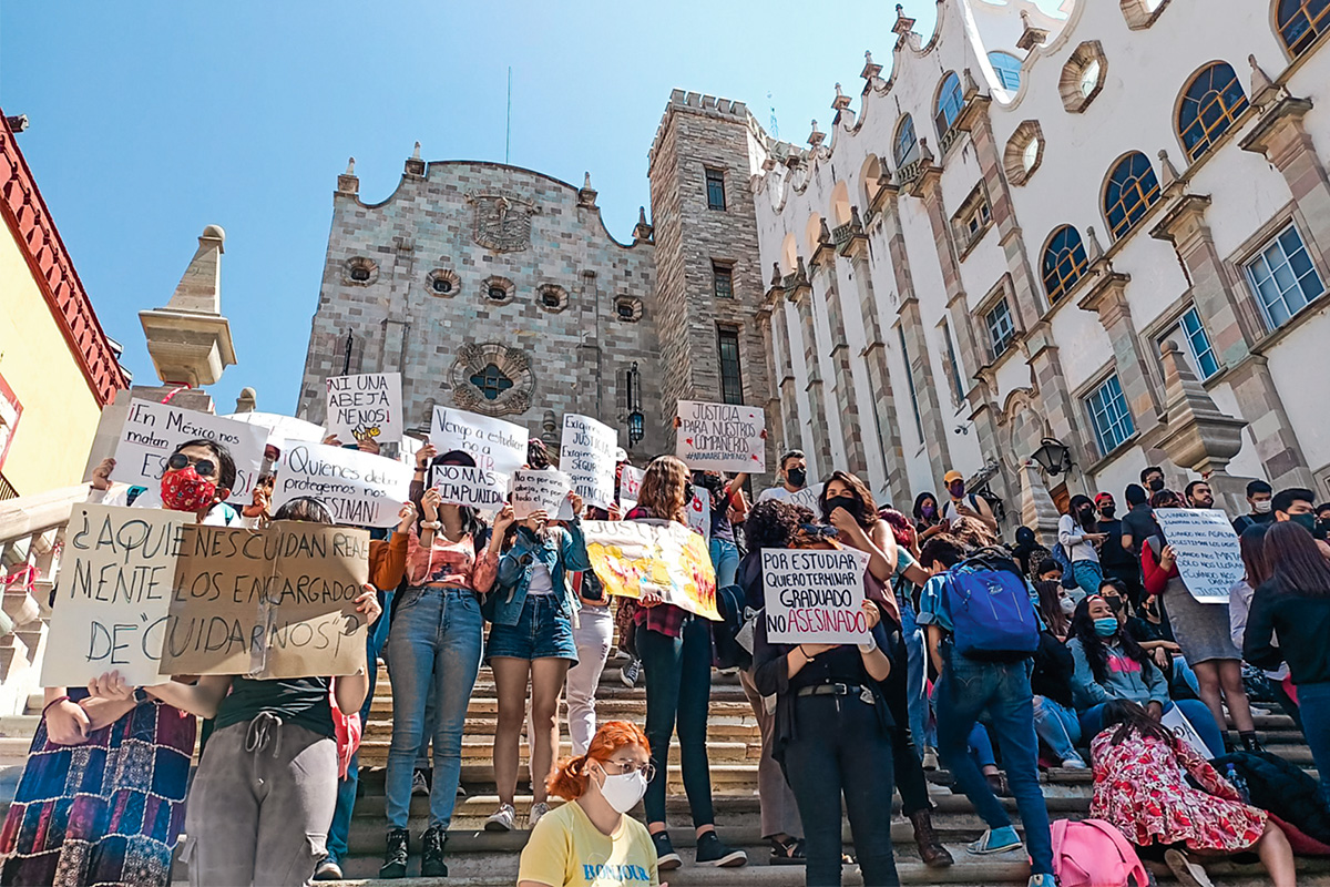 Repudian alumnos asesinato de Ángel Yael; exigen justicia en Guanajuato