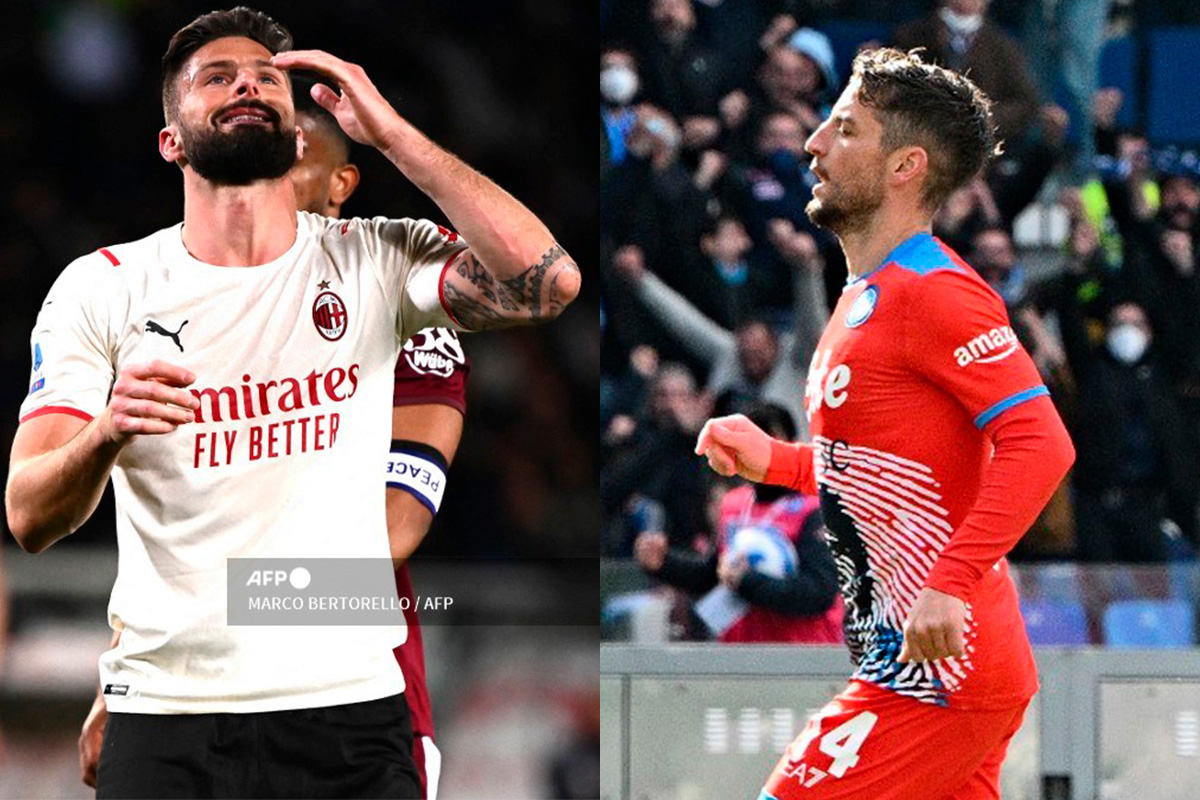 Milan y Napoli dejan puntos en la lucha por el 'Scudetto'