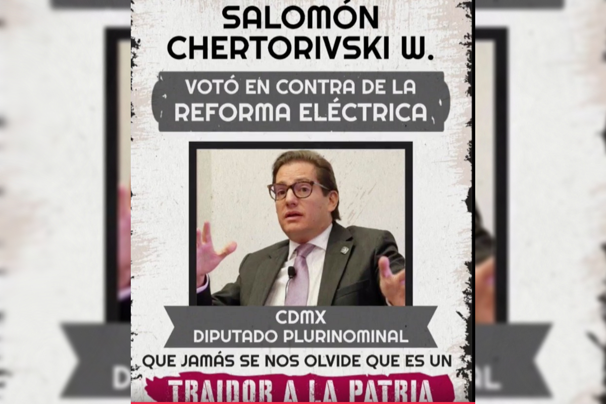 Morena exhibirá en carteles a los diputados que votaron contra la reforma eléctrica.