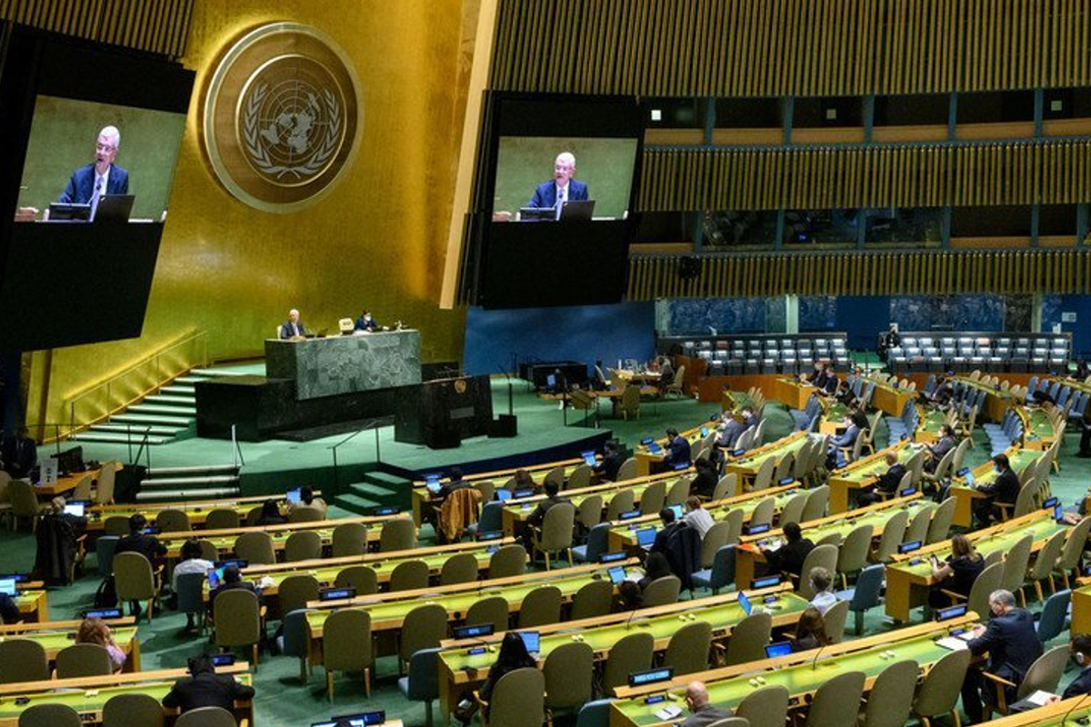 AMLO adelantó el voto en abstención de México en la Asamblea General de la ONU.