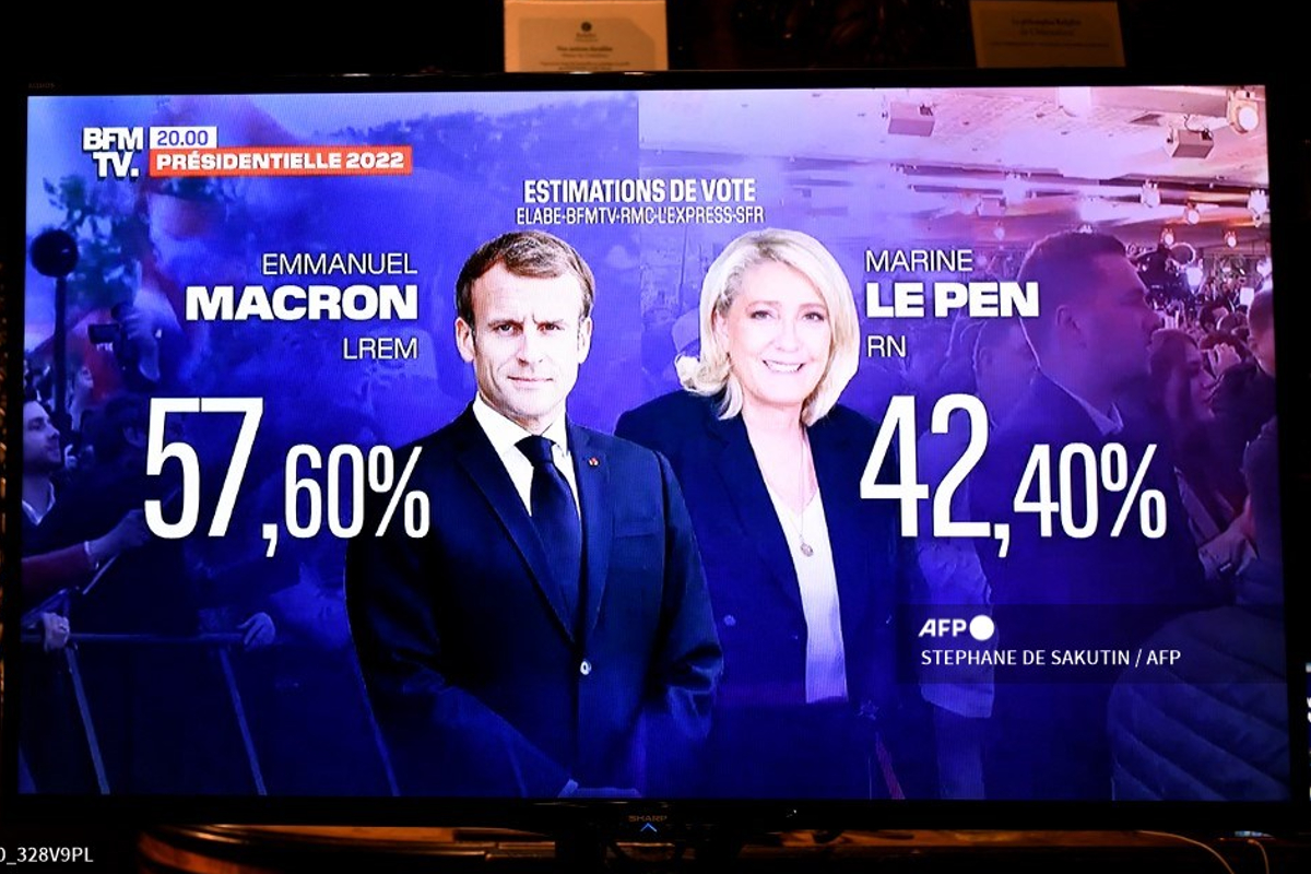 Emmanuel Macron se impuso en la segunda vuelta electoral frente a Marine le Pen.
