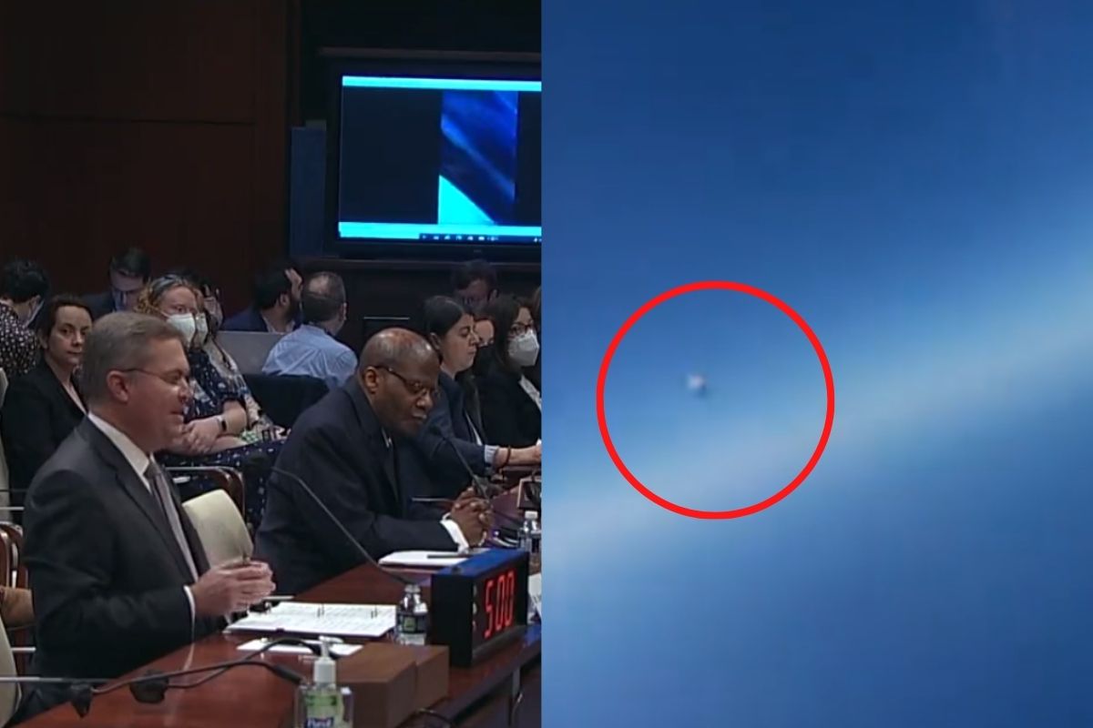 Foto:Captura de pantalla|Congreso de EU celebra audiencia sobre OVNIS; la primera en 50 años