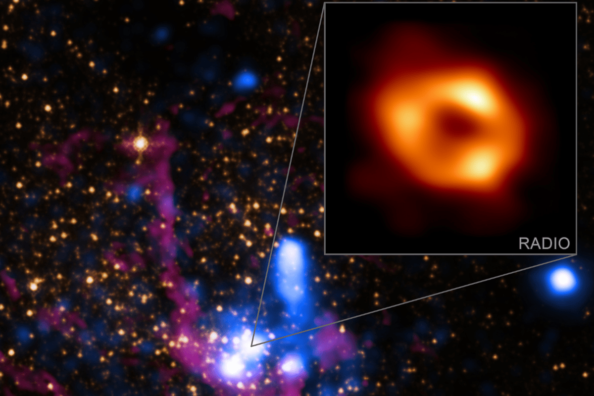 Foto: Twitter/ @NASA | Así es Sagitario A, el agujero negro supermasivo en el centro de la Vía Láctea
