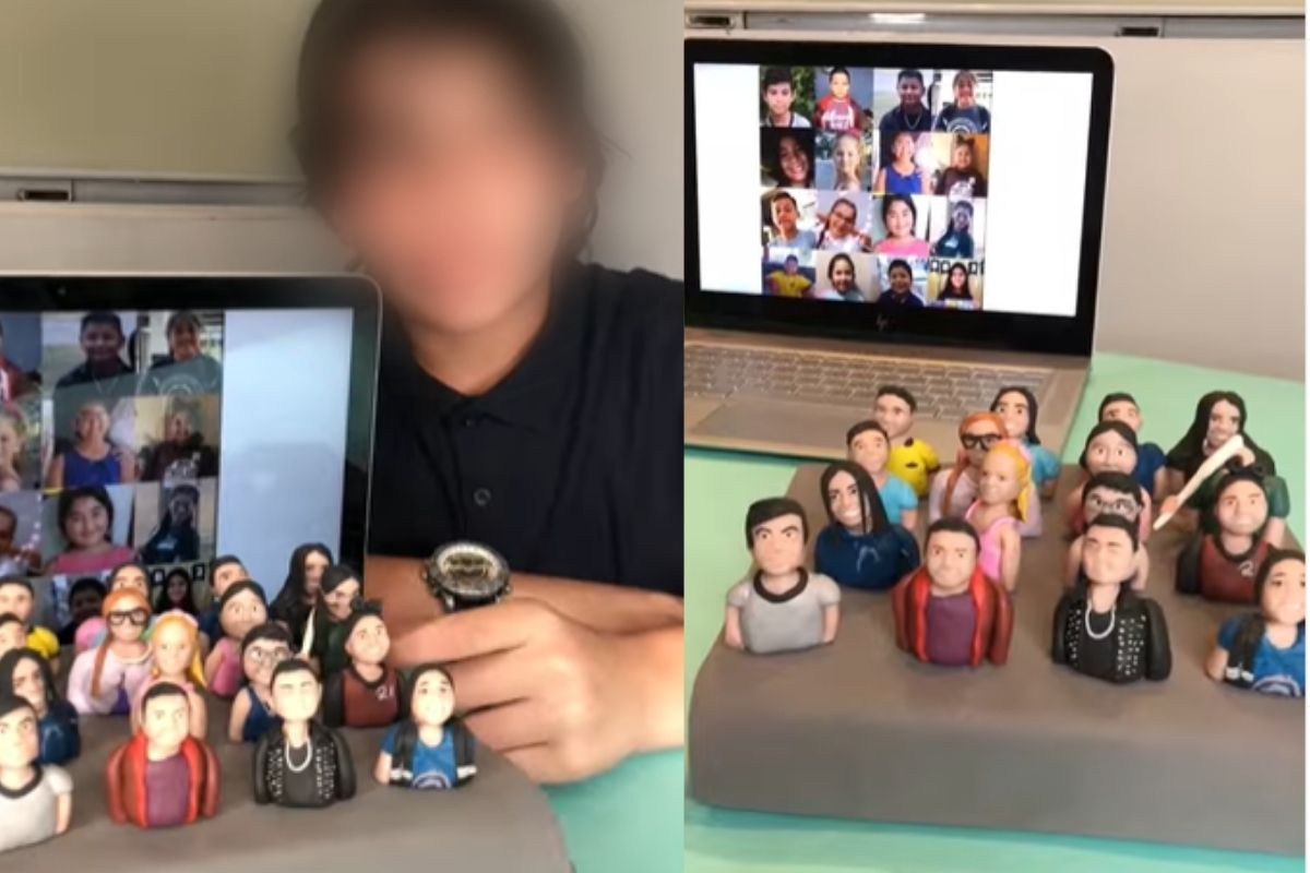 Foto:Captura de pantalla|Niño crea figuras de plastilina en honor a los estudiantes fallecidos en el tiroteo de EU