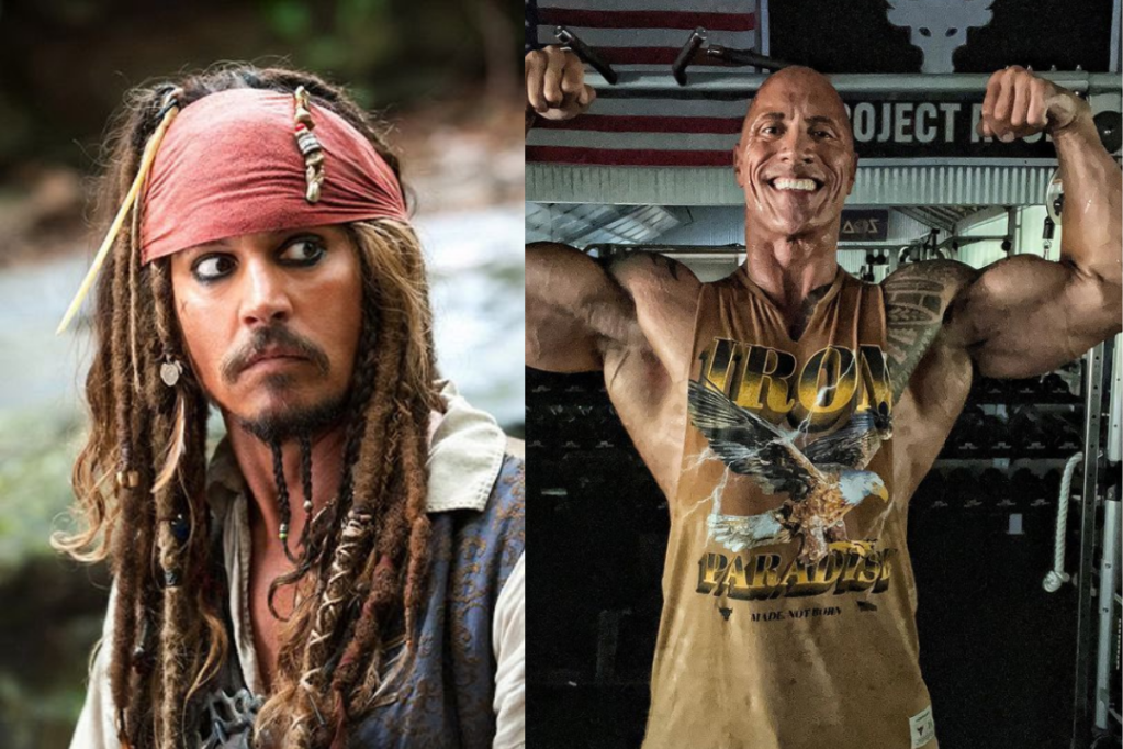 Foto: Instagram/@therock | ‘La Roca’ podría sustituir al capitán Jack Sparrow protagonizado por Johnny Depp