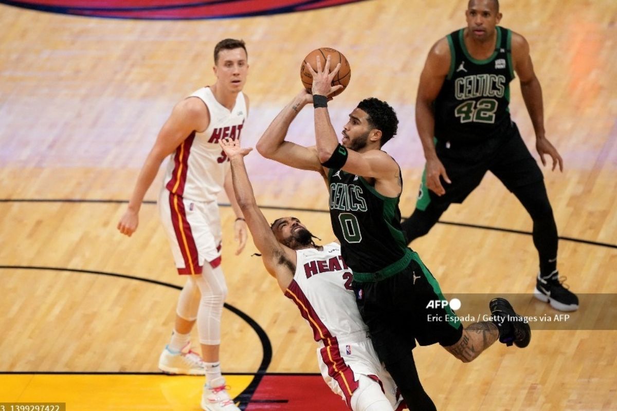 Foto:AFP|Los Celtics se van al frente 3-2 en serie final del Este