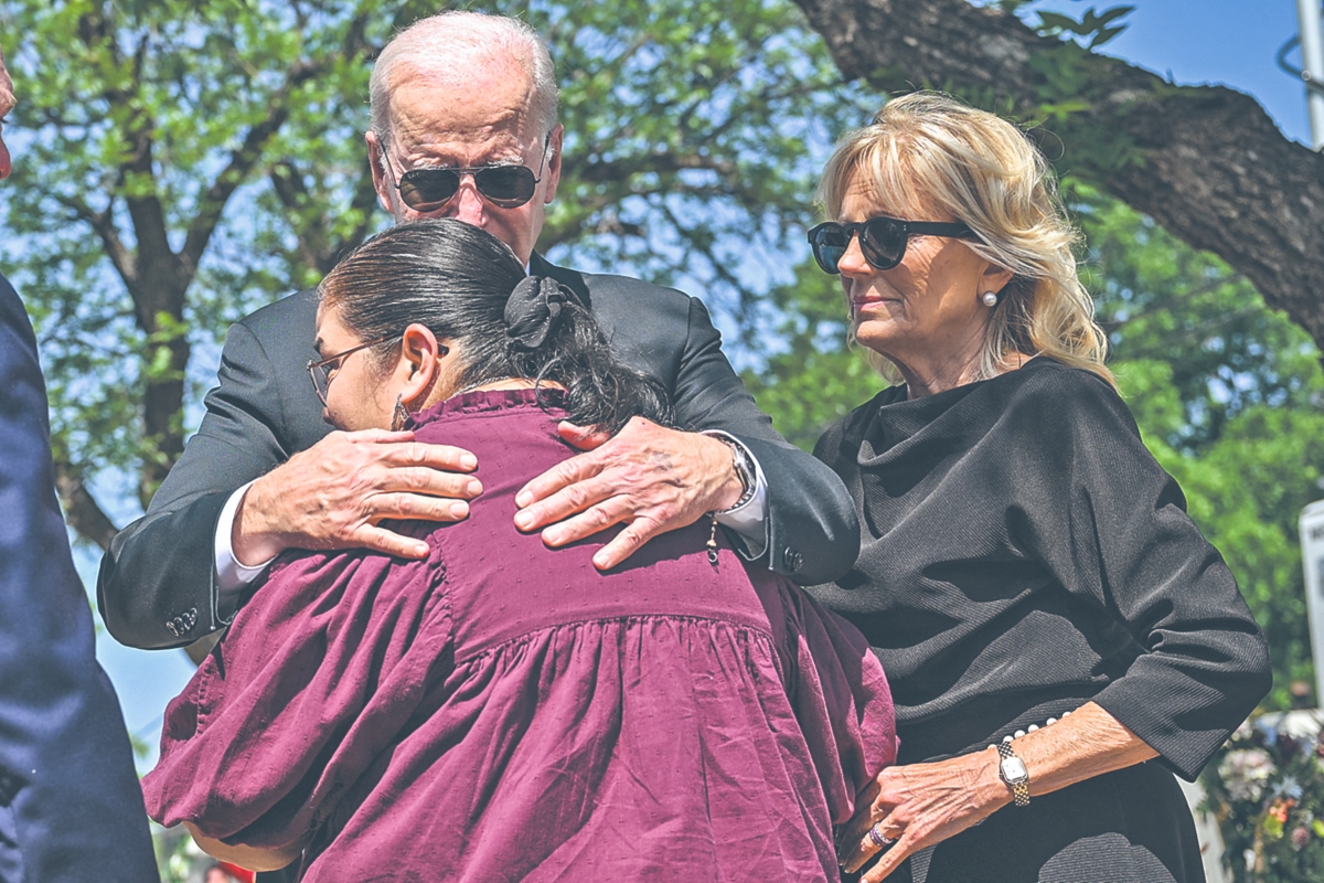 El presidente estadounidense sabe lo que es perder un hijo; mostró su empatía con los deudos de Uvalde, Texas