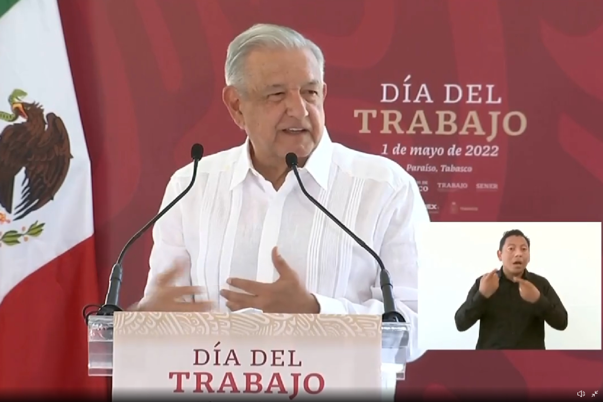 Mensaje de López Obrador en Refinería de Dos Bocas, Tabasco.