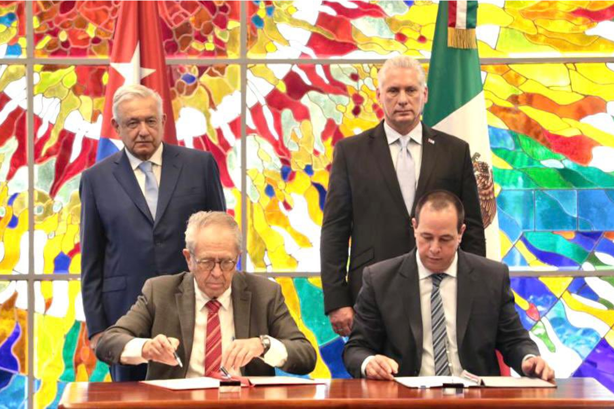 México y Cuba firman acuerdo en materia de Salud.