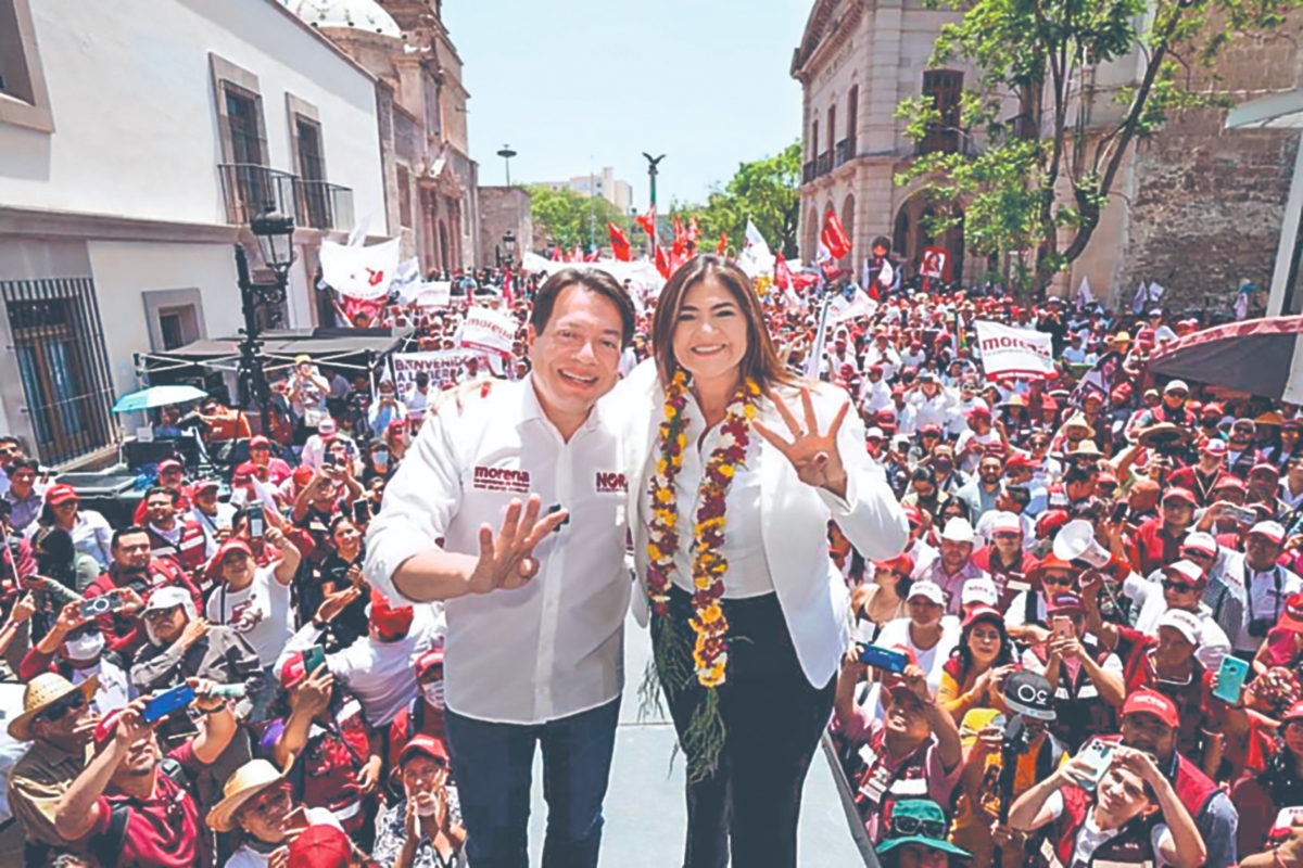El PAN acusó a Nora Ruvalcaba de usar la estructura del programa Bienestar para impulsar su campaña, la cual cerró con funcionarios el fin de semana
