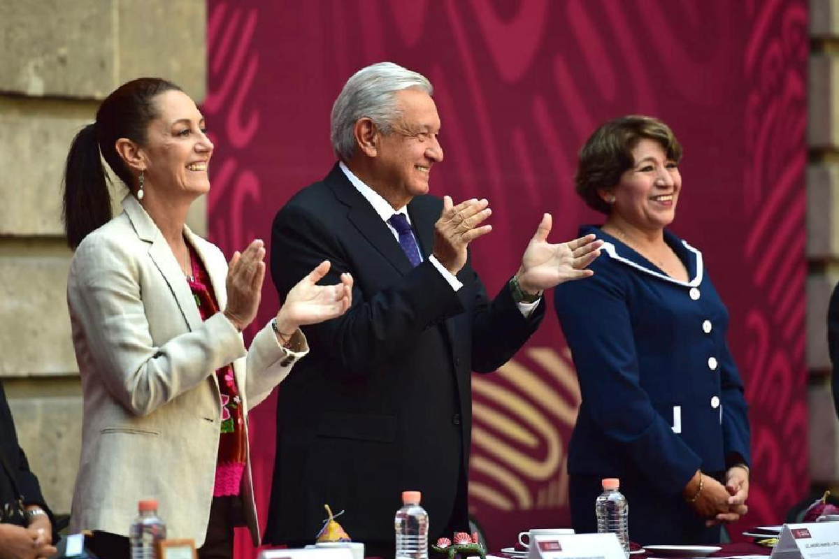 Claudia Sheinbaum acompañó al presidente López Obrador.