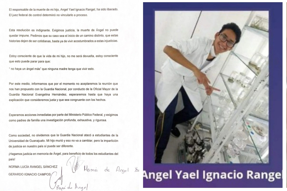 Ángel Yael estudiaba Agronomía en la Universidad de Guanajuato.