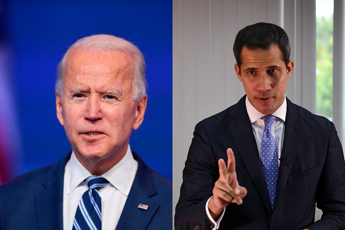 Biden no invitó a Venezuela, pero habla con Guaidó