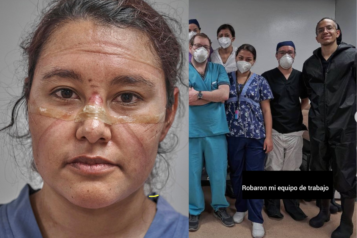 Foto: Instagram / @ivan_macias | Roban equipo al fotógrafo mexicano que retrató a doctores al inicio de la pandemia