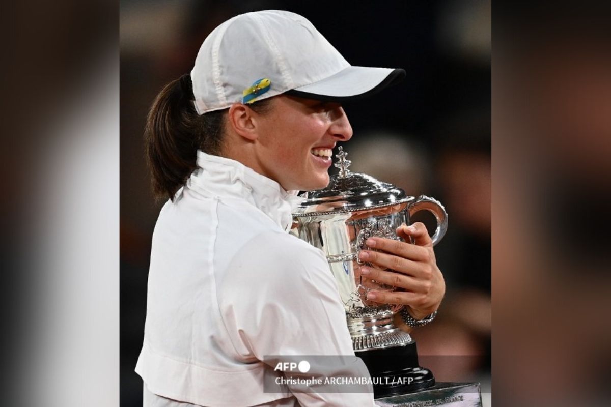 Foto:AFP|Iga Swiatek cumple los pronósticos y conquista su segundo Roland Garros
