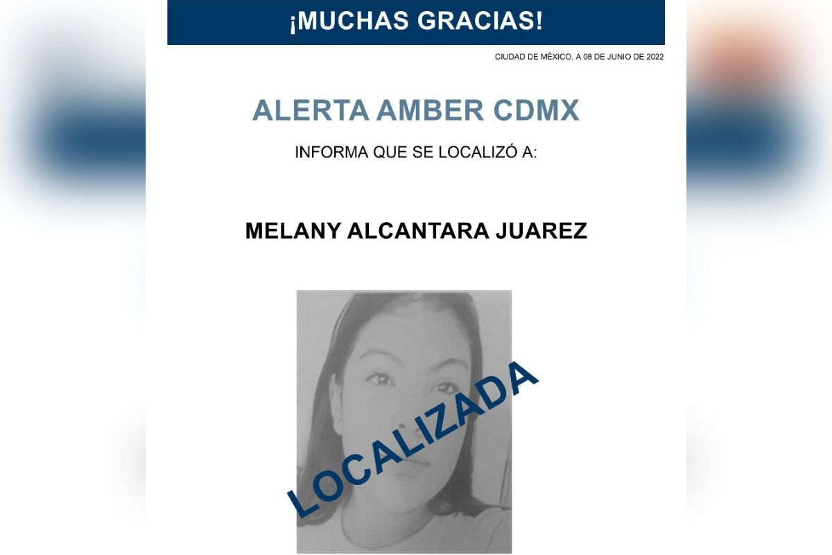 Foto:Fiscalía|Aparece con vida Melany Alcántara Juárez