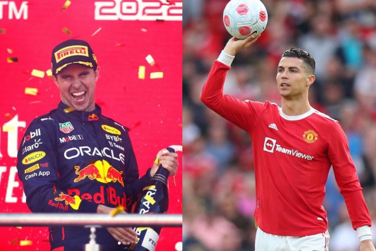 Foto:Instagram/@cristiano y @schecoperez|¡Siuuu el bicho! Checo Pérez se compara con Cristiano Ronaldo