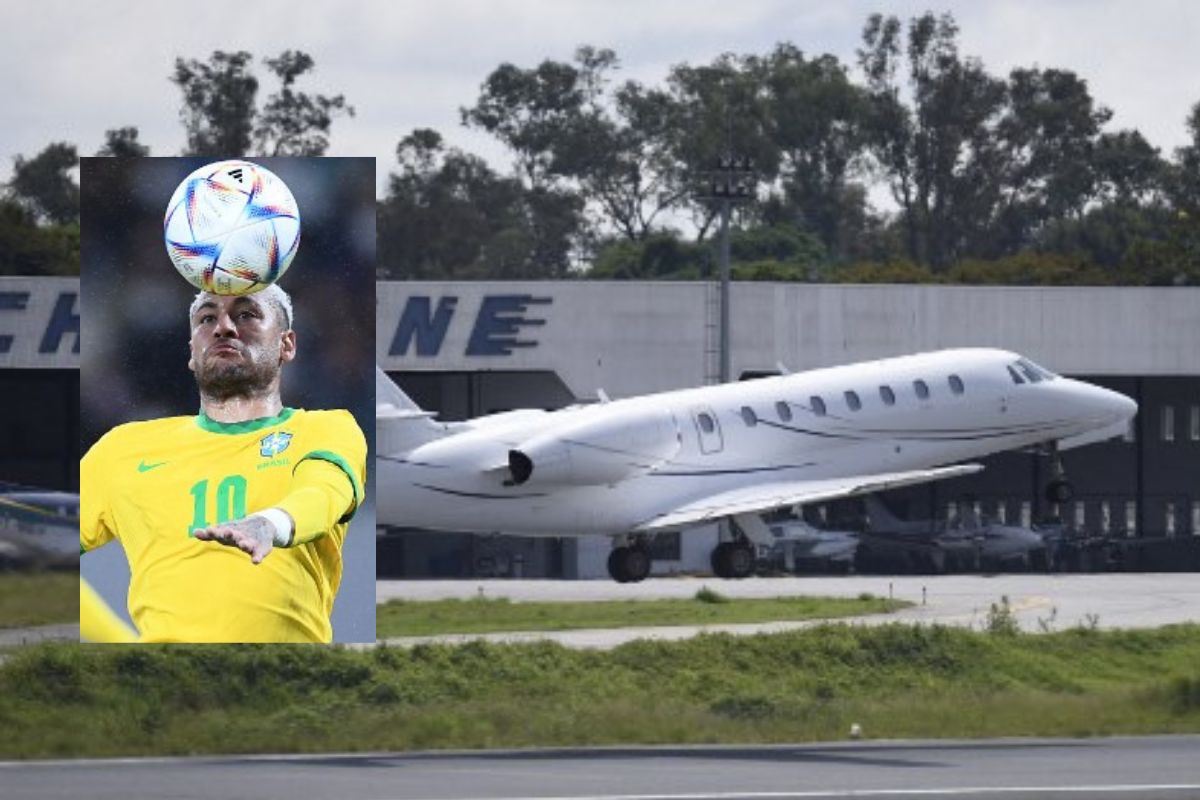 Foto:AFP|Avión de Neymar aterrizó de emergencia en el norte de Brasil