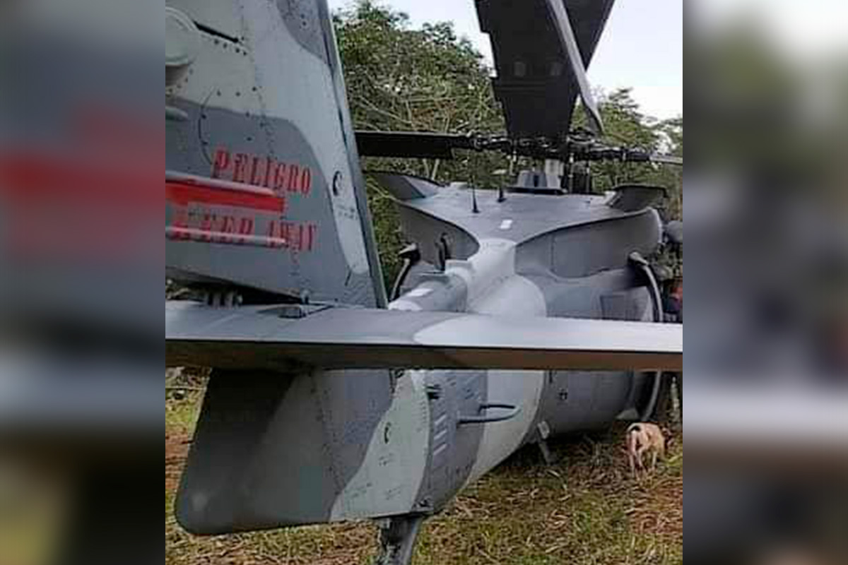 Reportan desplome de un helicóptero de la Marina en Oaxaca
