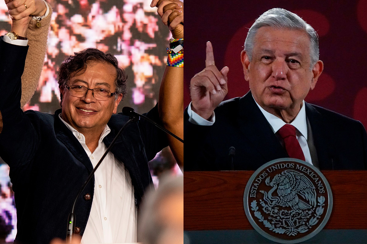 López Obrador señaló que Gustavo Petro, presidente de Colombia sabe enfrentar a las minorías conservadoras.