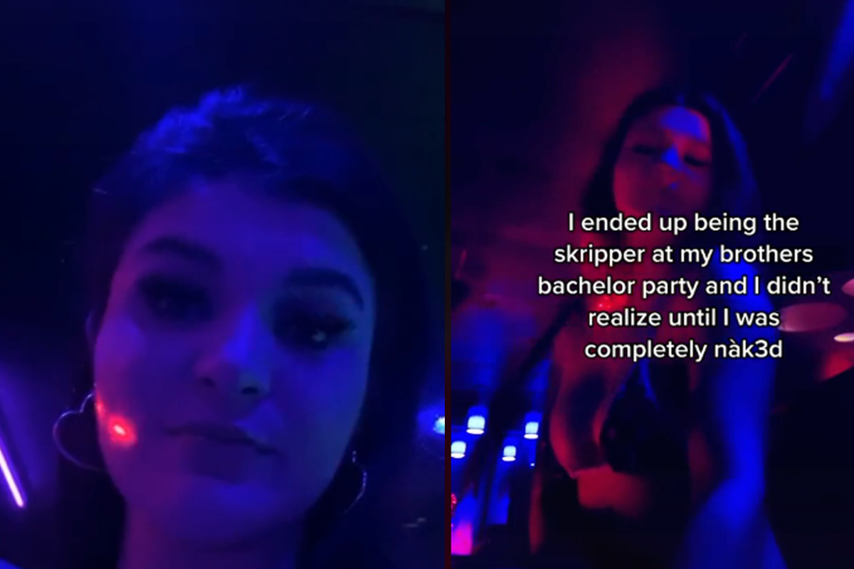 Stripper descubre bailaba en la despedida de soltero de su hermano