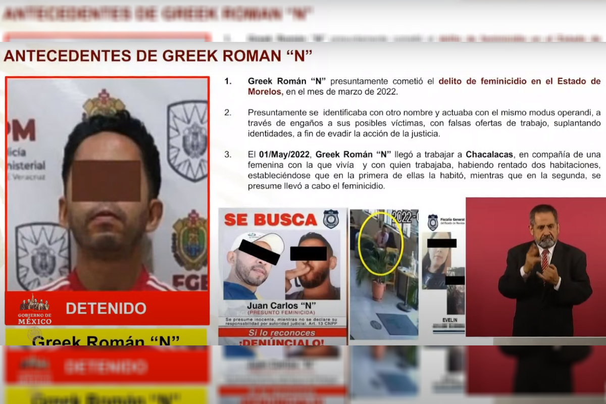 La SSPC informó que Greek N, presunto atacante de Viridiana Moreno sería un feminicida serial.