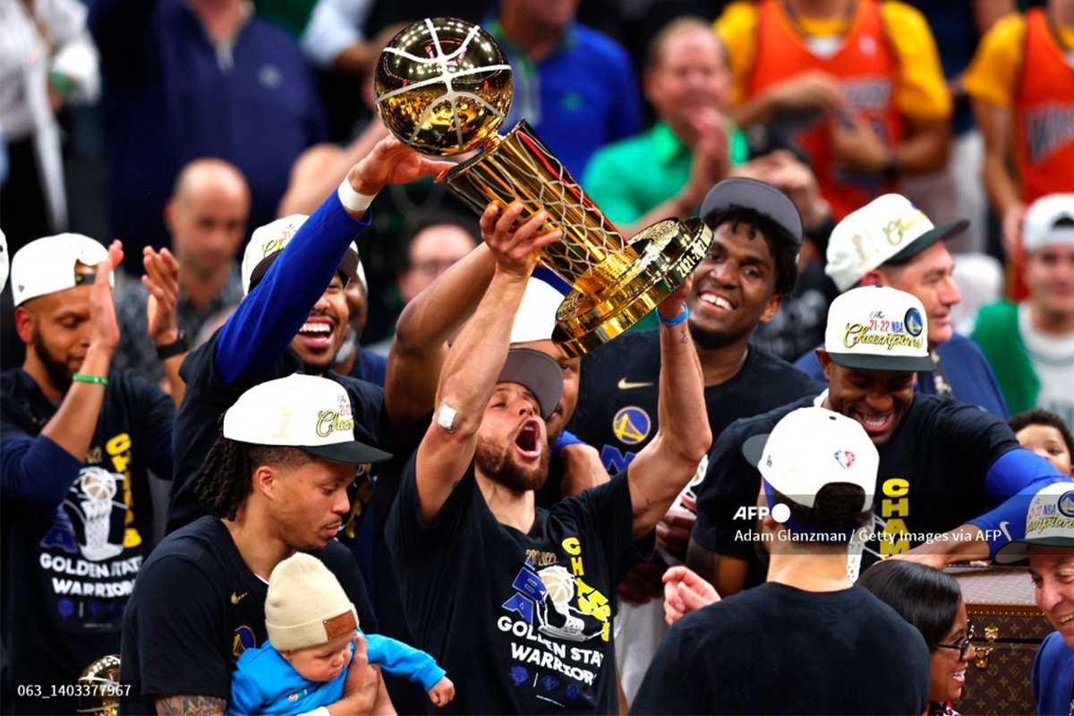 Warriors derrotan a Boston y se proclaman campeones de la NBA