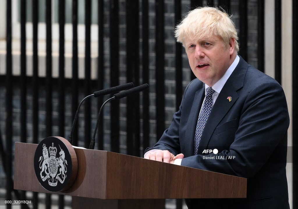 Foto: AFP |  ¿Cómo será el proceso para reemplazar a Boris Johnson?
