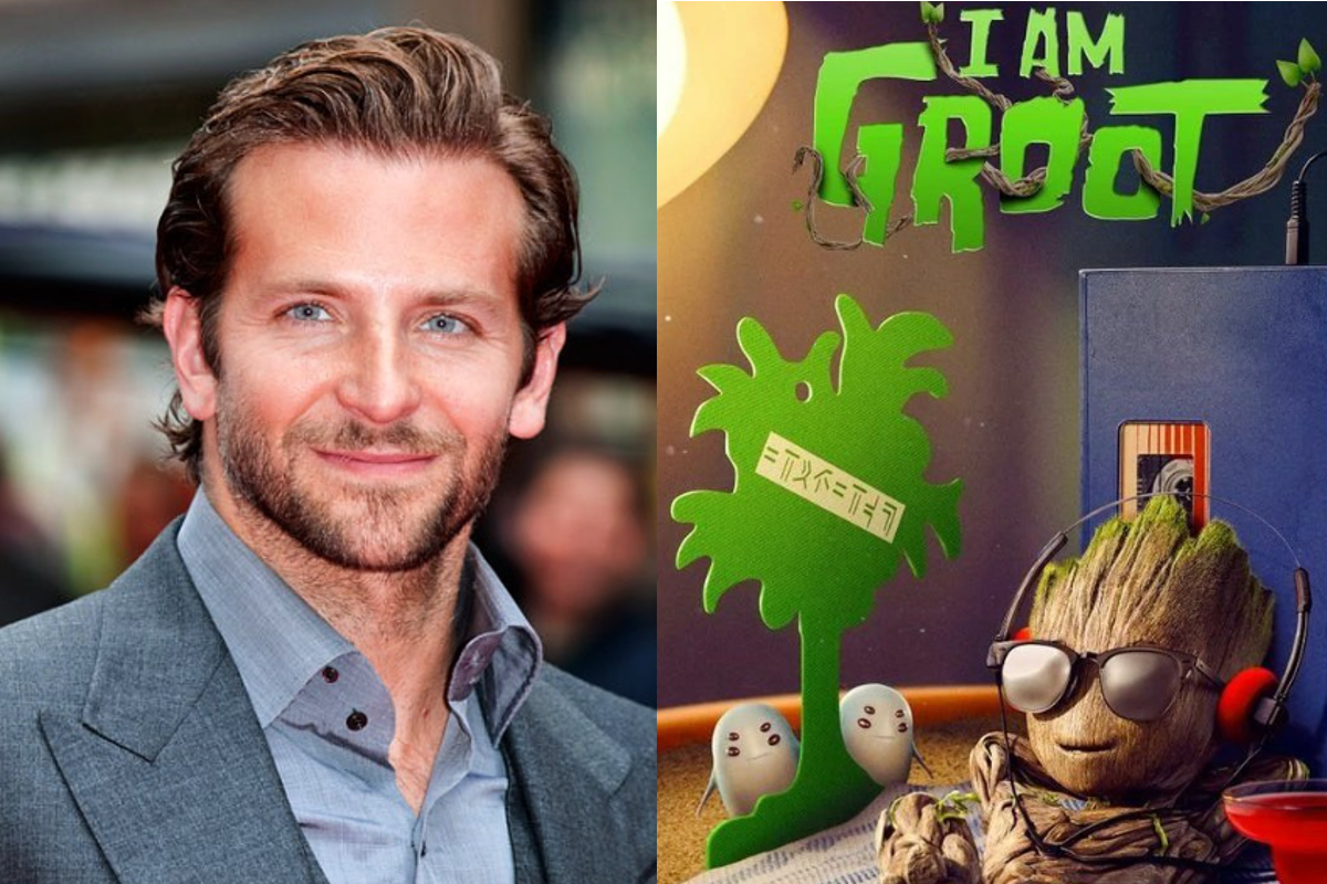 Bradley Cooper regresa a darle voz al personaje de "Rocket" para la miniserie "I am Groot" de Disney plus
